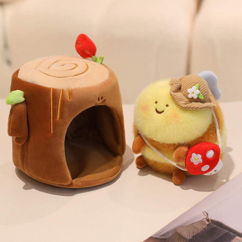 Setaria Bee Viridis Plush Toys Stuffed Animal Doll Bedroom Gifts Decoration