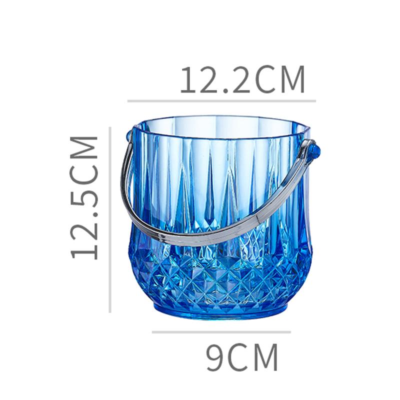 Transparent Wine Ice Cooler For Party Home Whisky Ice Bucket Ice Champagne Bucket Thermal Beer Bucket Bar Accessories