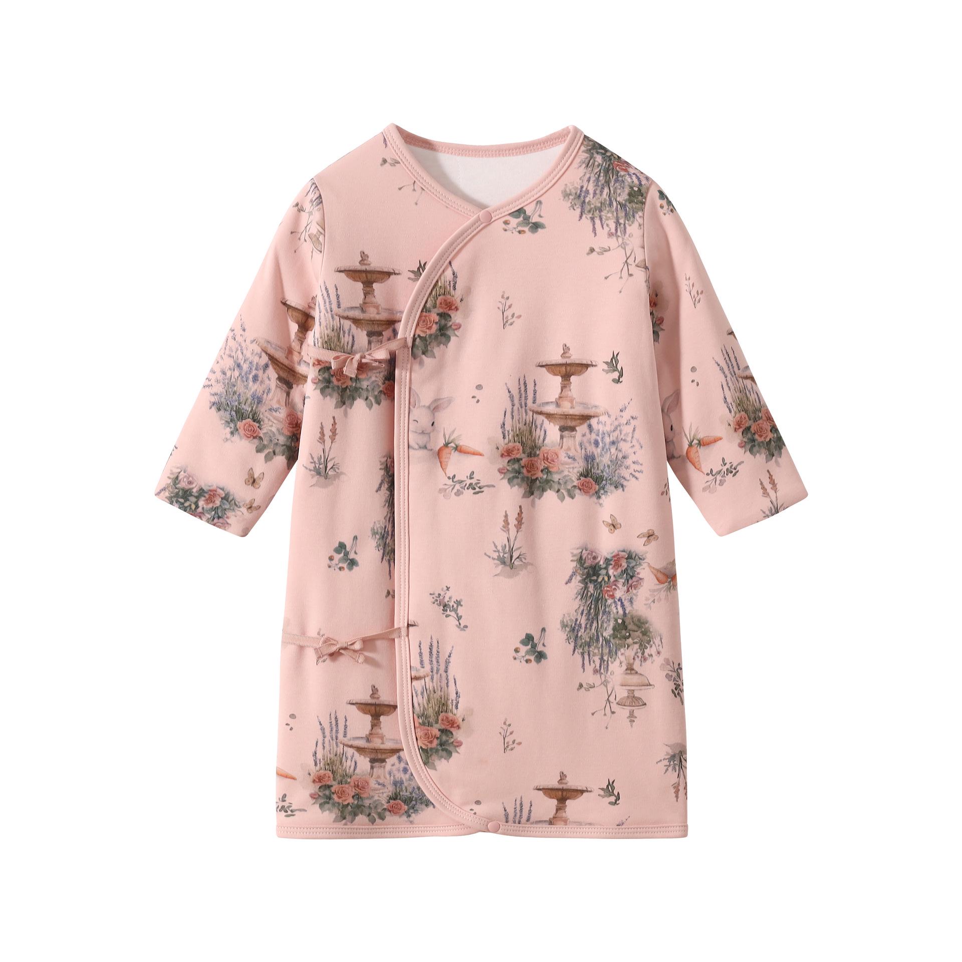 

Autumn/Winter Baby Cotton Sleep Bag with Anti-Kick and Anti-Startle Features, No. 400 Class A, Long Sleeve Quilted Pajamas. 52