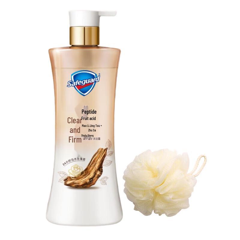 

Safeguard Deep Ebony Rose Shower Gel with Bath Ball