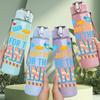1PC Candy Trick Or Treat 750ml Color Plastic Sports Water Bottle Leakproof Flip Straw Lid Suitable for Sports Office Home Use