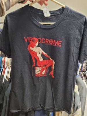 T-shirt de film d'horreur vintage Videodrome Unisexe Homme Femme S-5XL