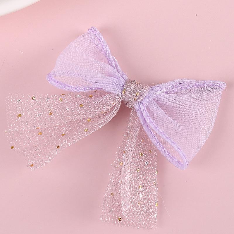 Mesh Bow Accessories Work In Progress Diy Hair Accessories Clothing Accessories Ribbon Bow Accessories Factory