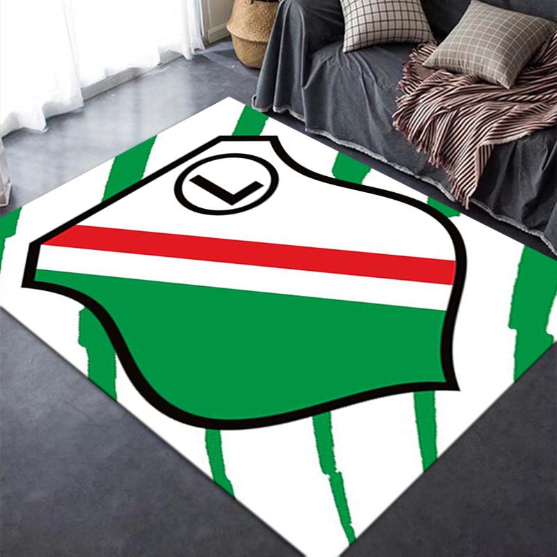 2025 Nowy Dywan Legia Warszawa do Salonu Sypialni Domu Dekoracja Sofy, Antypoślizgowa Mata Podłogowa dla Dzieci 68
