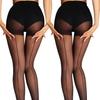 Black Sheer Stockings With Stripes For Women Summer Fashion Stockings Hosiery Tights