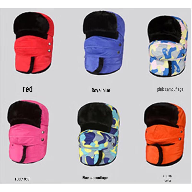 Unisex zimowa wiatroszczelna czapka z nausznikami