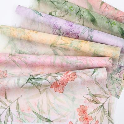 5Yards/roll Non-woven Fabric Flower Shop Floral Packaging Paper Gift Wrapping Paper Art Printing 50cm