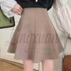 Korean Style Plus-Size Multi-Color High-Waisted Slimming A-Line Skirt for Women