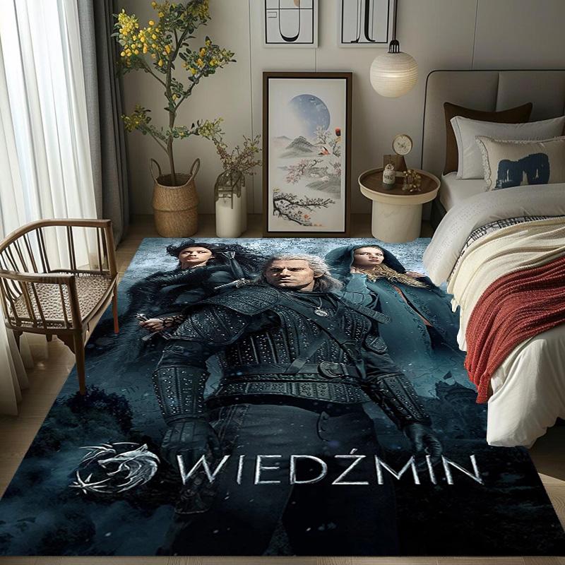 Mountain Rider Sunset Carpet Home Decor Living Room and Bedroom Mats Dormitory Decoration Art Bathroom Mat