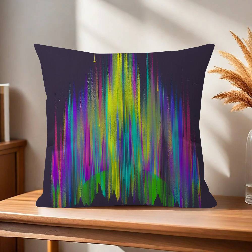 Nature Aurora Beauty  Personalized Pillow Cover Kids Bedroom Wild Party Decor Pillowcase Kid Birthday Shower Gift