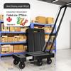 Compact Folding Telescopic Hand Truck for Household Use