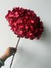 Multi-Color Preserved Bigleaf Hydrangea Single Stem Flower Bouquet for Home Decoration
