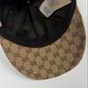 Used GUCCI GG Logo Canvas Cap L Size 59cm
