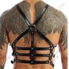 Sexy Men'S Shoulder Strap Punk Bondage Strap Belt Unisex Performance Jewelry Trend Waist Chain