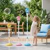 Street Lamp Bubble Machine with Music & LED Lights Automatic Bubble