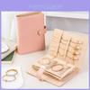 Jewelry Organizer Case With Leather Material For Travel And Gift Use