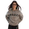 Unisex Vintage Knit Letter Sweater: Hooded, Loose, High-Street Cardigan