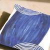 Blue Nordic Geometric Pillow Case Cushion Cover Soft Cute Throw Pillow Case For Car Sofa Pillowcase Polyester With Zipper