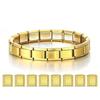 Edelstahl Armband Anhänger Klassische Italienische Kettenglieder für Männer Frauen Armband Bangle Schmuck Geschenke Pulseras De Mujer