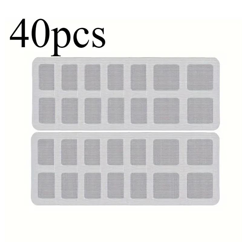 6-40pcs Disposable Hair Catcher for Shower Mesh Shower Drain Covers Floor Sink Strainer Filter Mesh Sticker Bathroom Accessories
