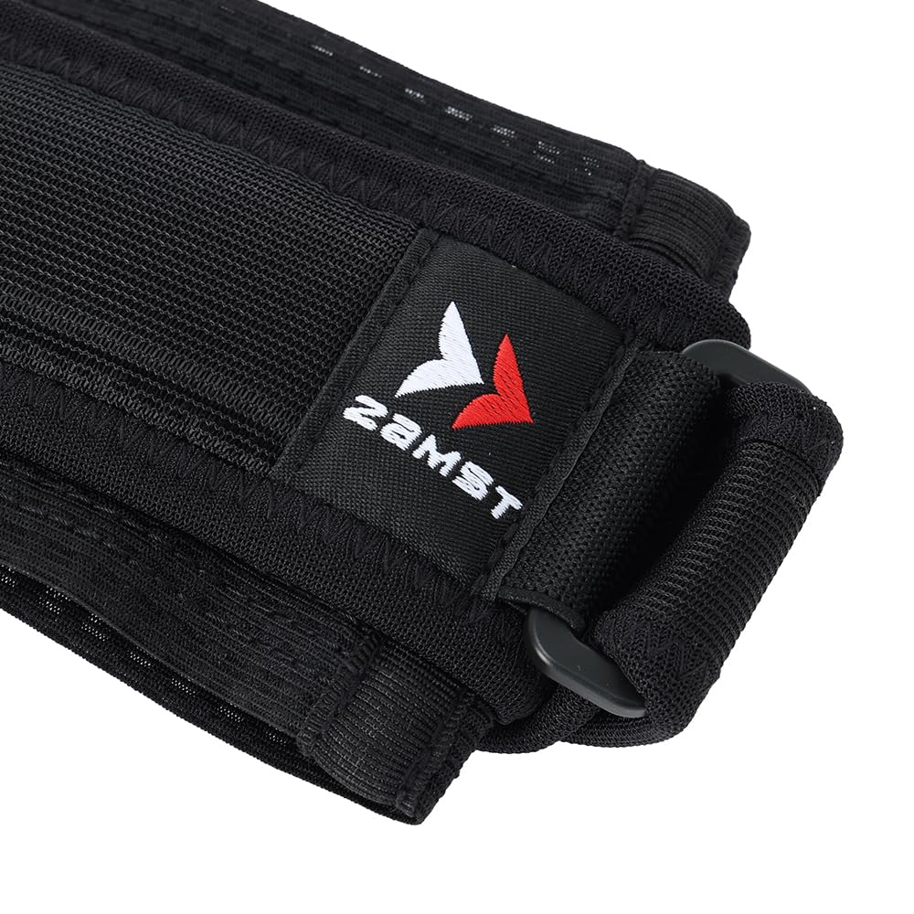 ZAMST Elbow Support Band for and All Size M Tennis, Golf, Sports, Ambidextrous, Black, 1pc, (Item No. 374702)
