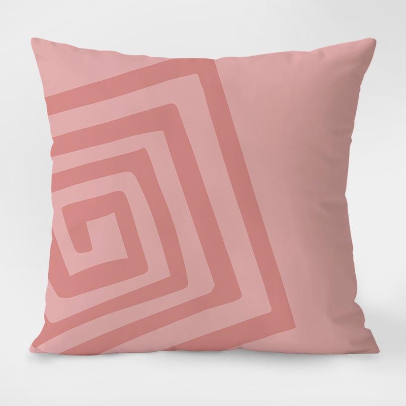 Fresh Geometric Pattern Pillowcase Dormitory Decoration Office Living Room Sofa Home Pillowcase