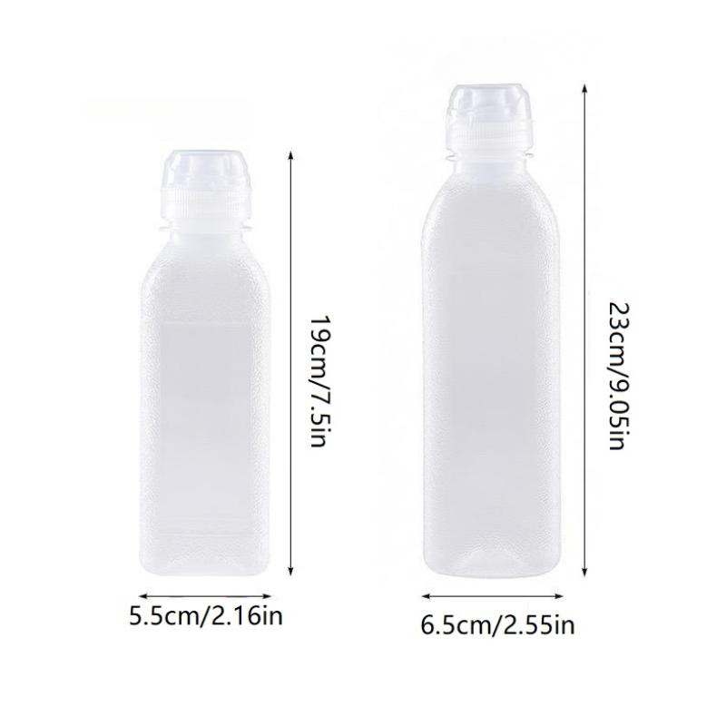 4Pcs Oil Dispenser Full Is 300/500Ml Bottle Kitchen Plastic Condiment Squeeze Bottles Bbq Sauce Kitchen Olive Oil Squirt Bottle