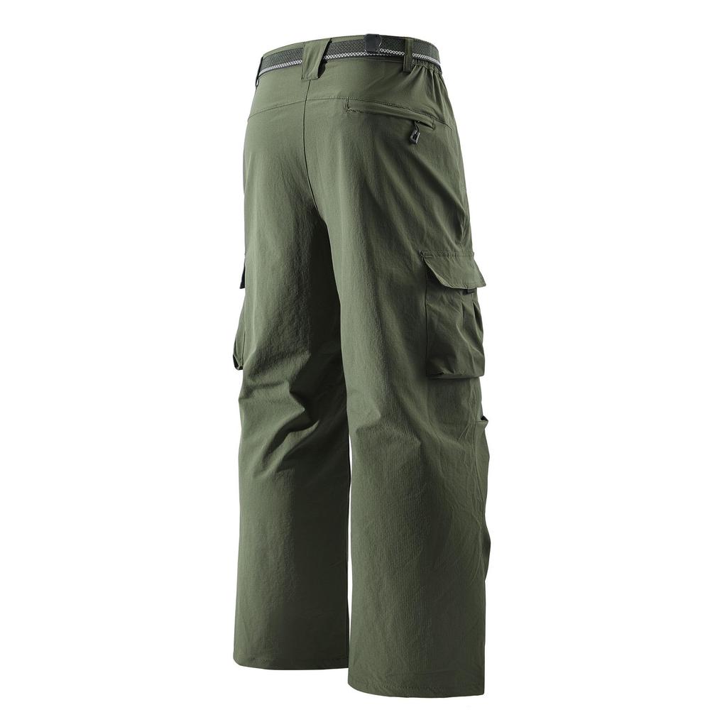 2025 Men's Modern Multi-Pocket Wide-Leg Casual Sports Pants