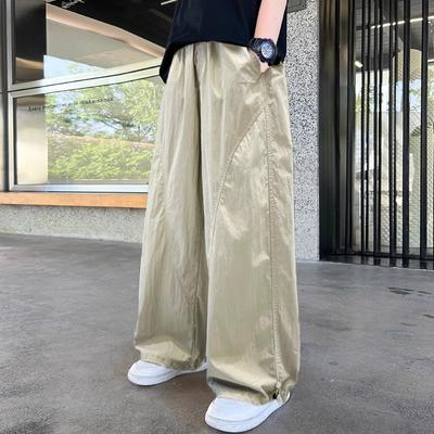Pantalon de survêtement de printemps et d'automne pour garçons 2025 Nouveau style Grands enfants Pantalon décontracté d'automne Pantalon droit d'automne pour enfants Pantalon pour garçons