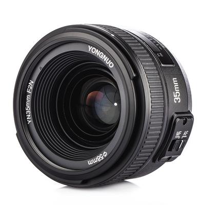 YONGNUO Nikon YN35mm F2N Pevný objektiv pro Nikon Kompatibilní Standardní Kompatibilní s D5 D4 D810 D800 D750 D300 a F-Mount, Full-frame Širokoúhlý objektiv,