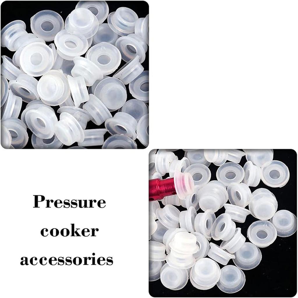 15Pcs Universal Replacement Floater Valve Silicone Gaskets Electric Pressure Cookers Valve Seal Rings for Pressure Pot