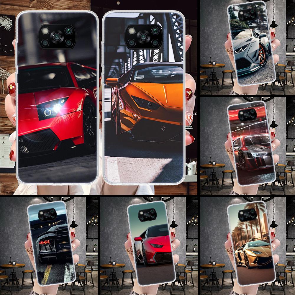 Sports Cars Male Men Soft Phone Case For Xiaomi Redmi 15C 15 13C 13 Poco X5 X6 X7 F7 Ultra M7 12C 12 10 10C 9C 9A 9T 9 Fundas Po