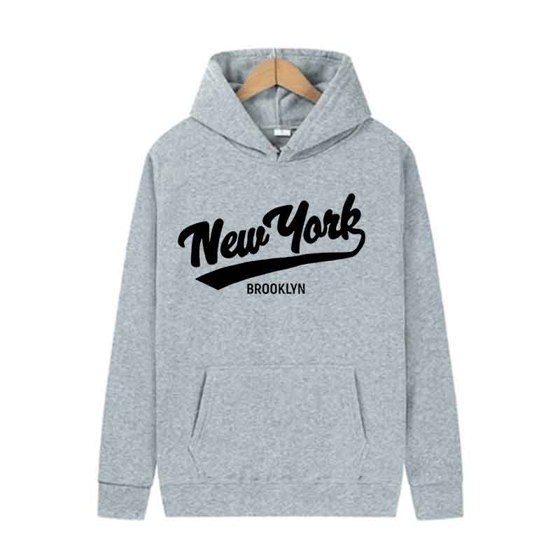 Spring Autumn Male Hooded Jogging Sweatshirt Casual Hoodie Letter Print Unisex Long sleeves Top Street Fashion Y2K Clothing
