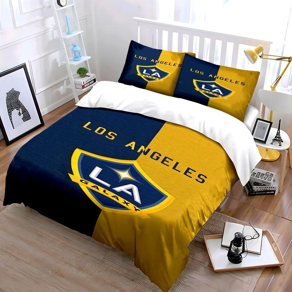 "Los Angeles Galaxy logo." Bedding sets Duvet cover sets Duvet covers Pillowcases(1*Duvet Cover 2*Pillowcases without duvet insert)