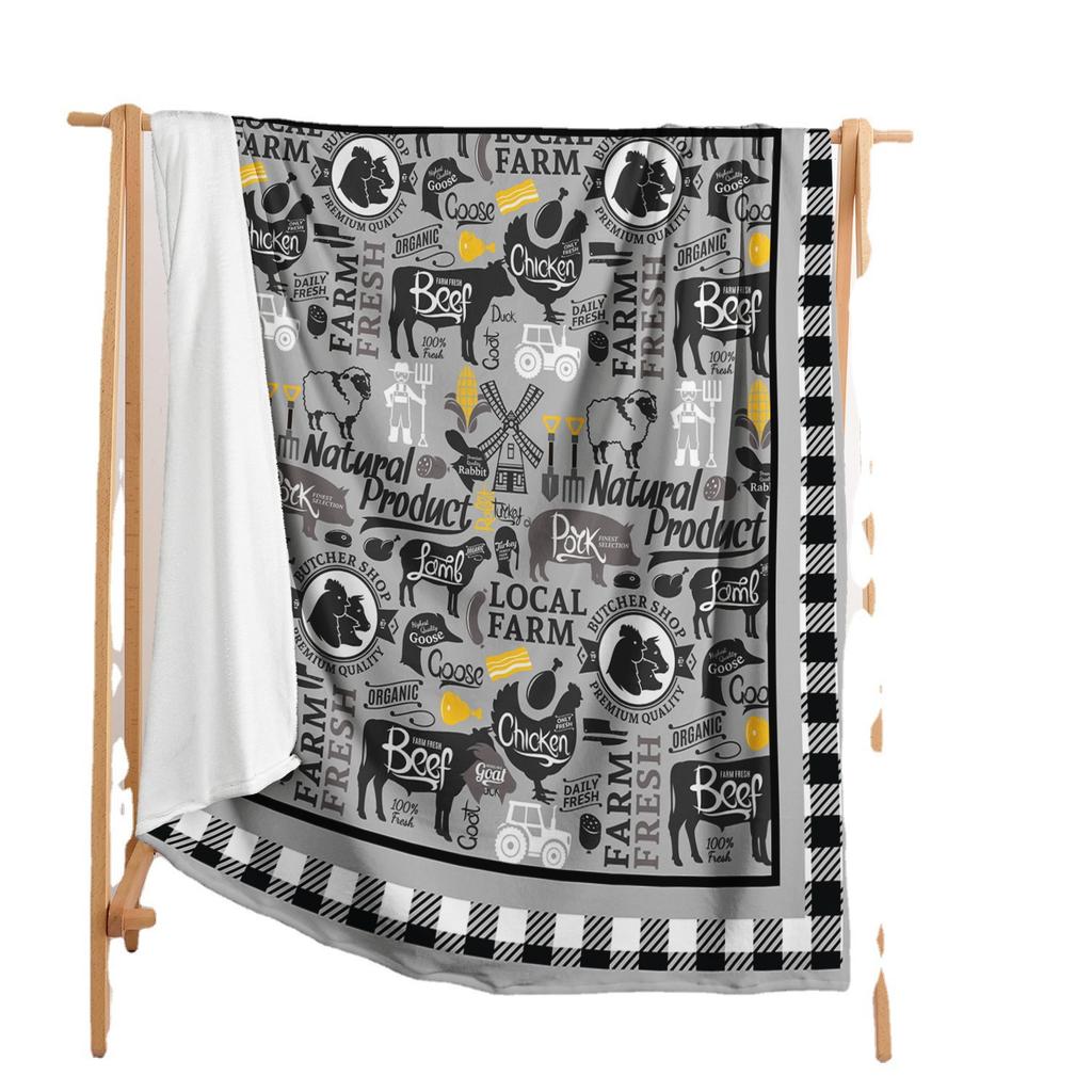 Blanket Flannel Blanket Traveling Rv 3D Digital Printing Blanket Blanket