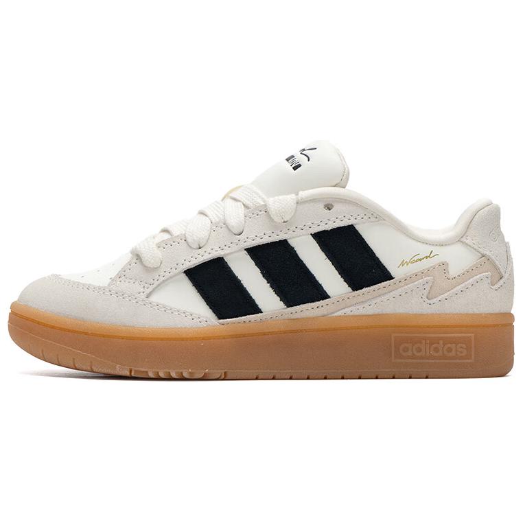 New Adidas WCARD ADV Anti Slip Wear Resistant Low Top Skateboard Shoes Unisex White JR8361