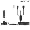5-1pc TV Antenna 10m/5m/3m Coax Cable Digital TV Antenna DVB-T DVB-T2 DAB Indoor Outdoor Digital HD Freeview Aerial for Smart TV