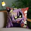 M-Murder D-Drones Game Pillow Case Anti-Dustmite Pillowcase Invisible Zipper Silky Short Plush Sofa Cushion Cover