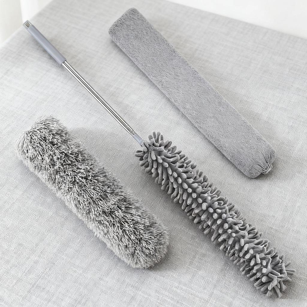 Retractable Duster Washable Microfiber Mop Household Dust Collector For Home Commercial Apartment Dormitory Kitchen Bathroom