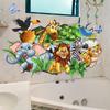 Atw6114 Tier Kreative Wand 3D-Effekt Wandaufkleber Wohnzimmer Hintergrundwand Dekorative Wandaufkleber Selbstklebend