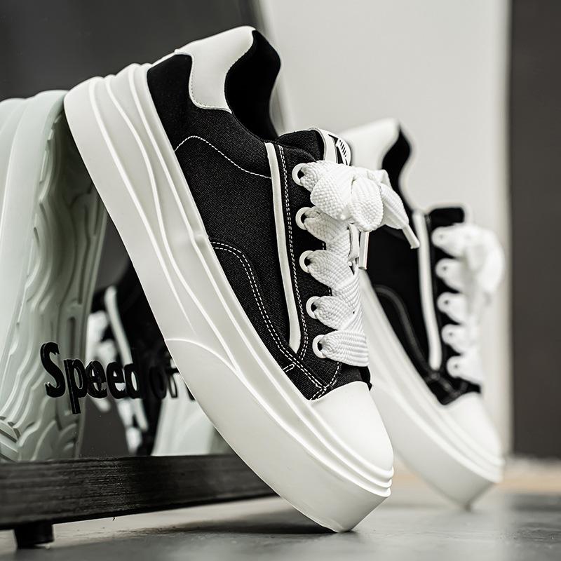 

Cloth breathable ultra-light bottom fashion low-top lace-up heightening casual shoes spring and summer new youth trendy shoes men s shoes 44 коричневий