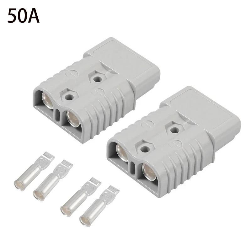 2PCS For Anderson Connector Plug Electric Forklift EV Car Battery Quick Connect Disconnect Power 50A 120A 175A 350A 600V Plug