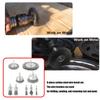 Multipurpose Steel Wire Drill Brush Attachments 9PCS Carbon Steel Wire Wheels For Grinding Rust Cleaning Polishing