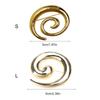 Unique Vortex Lapel Pin Adornment Gold/Silver Dressing Up Vortex Brooch Stylish Lapel Pin for Fashion Enthusiasts