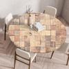 1 Stück Frühlings-Oster-Tischdecke mit Lamm- und Blumenmustern, Retro-Bauernhaus-Stil. Ideal für Osterveranstaltungen, Sommer-Camping-Picknicks und Geburtstagsfeiern