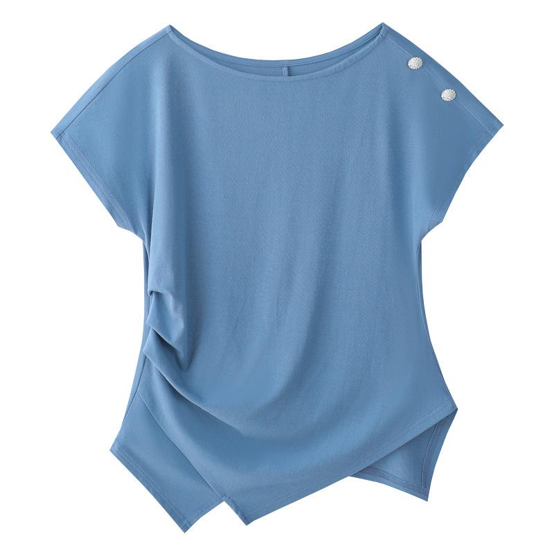 Women's Summer Casual Casual Loose Solid Color Loose Sexy Base Top