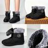 Womens Winter Snow Boots With Warm Fur Lining Comfortable Booties Non Slip Waterproof Outdoor Shoes