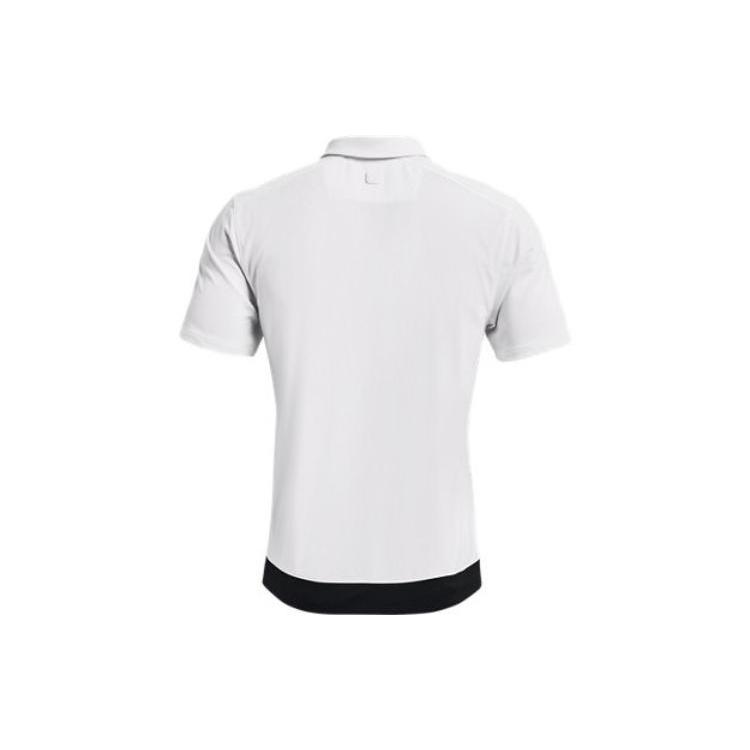 Under Armour Curry Polo Shirts Men's White Polo Collar Moderate Straight Fit Unisex 1366255-100