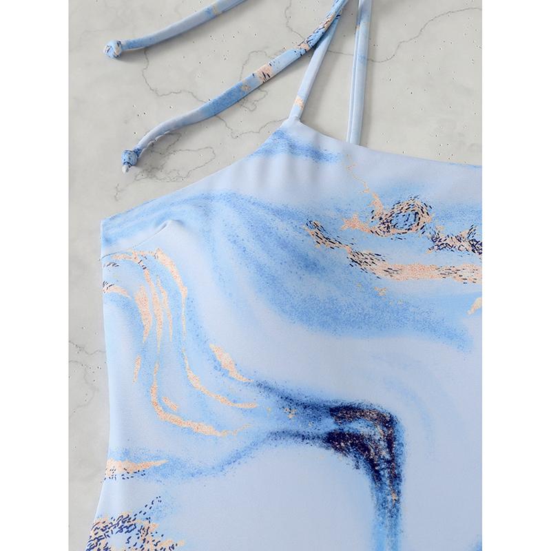 Print One Piece Swimsuit Women Bodysuit Swimwear Female Bathers Bathing Swimming Swim Suit Beachwear