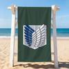 Adventure Anime A-Attack On A-Anime T-Titans Towel Drying Bath Towel Applicable To Light Swimming Camping Yoga Beach Out